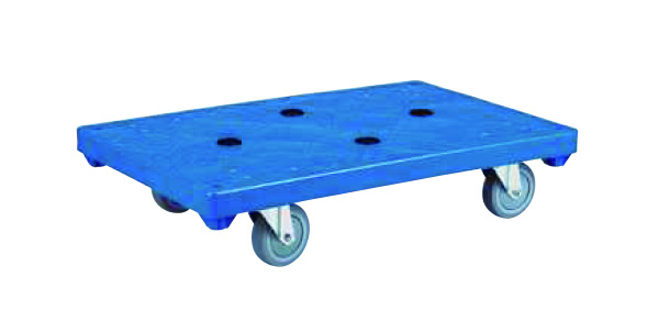 リスキャリー（小） 平台車4inエラストマー自在4